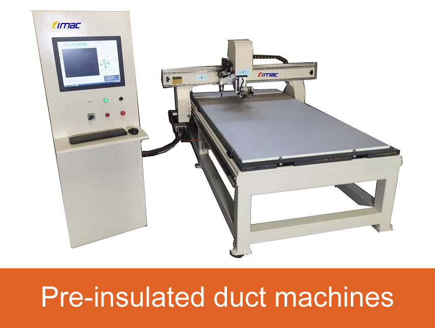 LIMAC pre-insulated duct machine